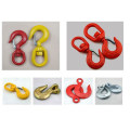 Heat Treated Safety lifting Latch Hook US Type Forged Swivel Hook